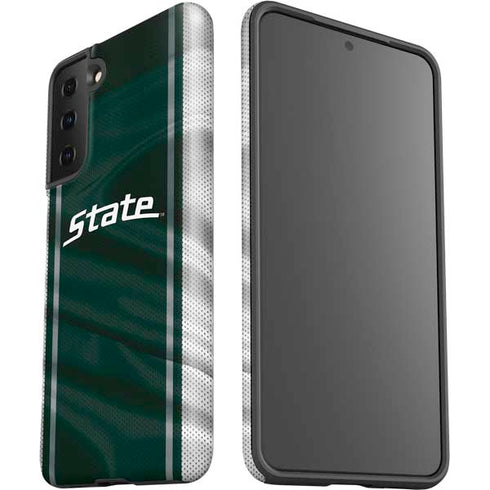 Michigan State University Jersey Grey Galaxy S21 FE Pro Case