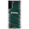 Michigan State University Jersey Grey Galaxy S21 Plus 5G Clear Case