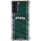 Michigan State University Jersey Grey Galaxy S22 Clear Case