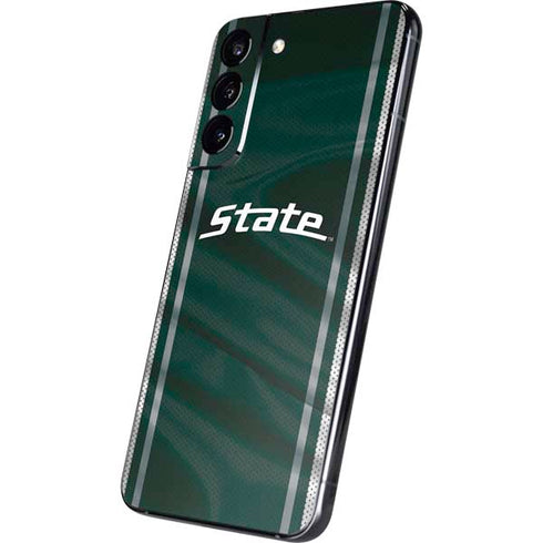 Michigan State University Jersey Grey Galaxy S22 Plus Skin