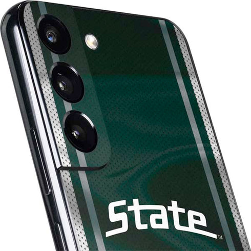 Michigan State University Jersey Grey Galaxy S22 Plus Skin