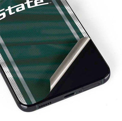 Michigan State University Jersey Grey Galaxy S22 Plus Skin