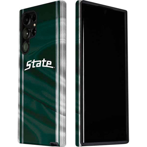 Michigan State University Jersey Grey Galaxy S22 Ultra Pro Case
