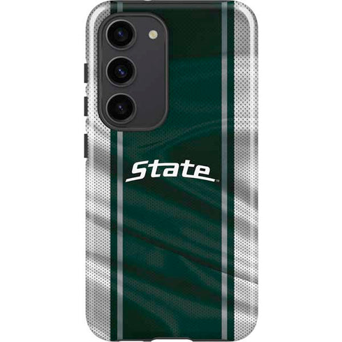 Michigan State University Jersey Grey Galaxy S23 Pro Case