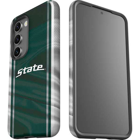 Michigan State University Jersey Grey Galaxy S23 Pro Case