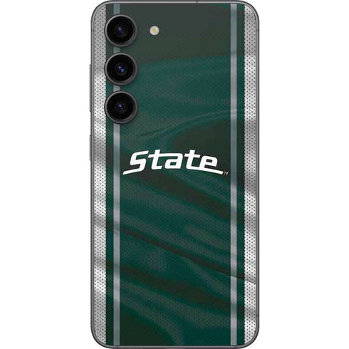 Michigan State University Jersey Grey Galaxy S23 Skin