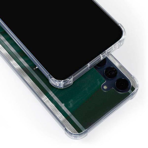 Michigan State University Jersey Grey Galaxy S24 Clear Case