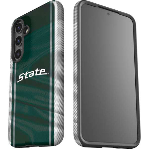 Michigan State University Jersey Grey Galaxy S24 Impact Case