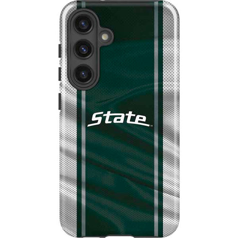 Michigan State University Jersey Grey Galaxy S24 Plus Impact Case