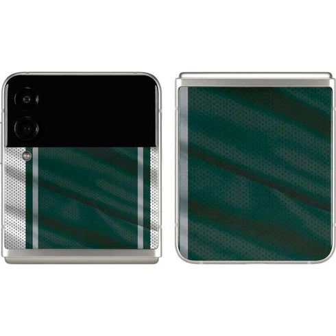 Michigan State University Jersey Grey Galaxy Z Flip3 5G Skin
