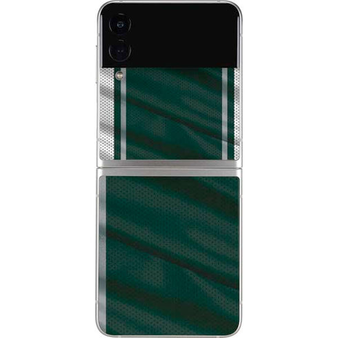 Michigan State University Jersey Grey Galaxy Z Flip3 5G Skin