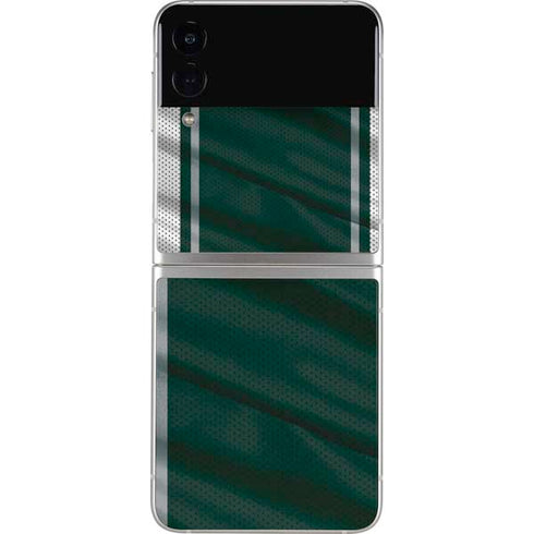Michigan State University Jersey Grey Galaxy Z Flip4 5G Skin