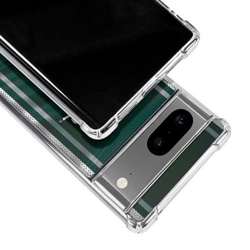 Michigan State University Jersey Grey Google Pixel 8 Clear Case