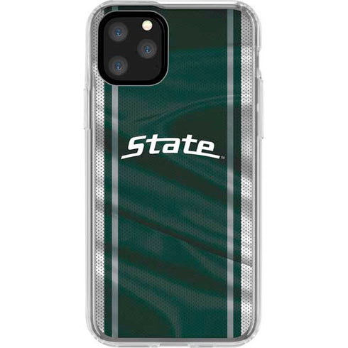 Michigan State University Jersey Grey iPhone 11 Pro Clear Case