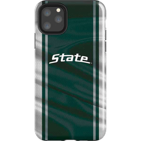 Michigan State University Jersey Grey iPhone 11 Pro Max Impact Case