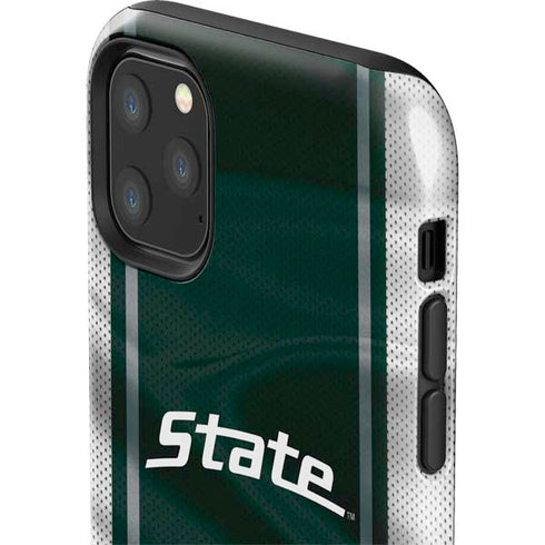 Michigan State University Jersey Grey iPhone 11 Pro Max Impact Case