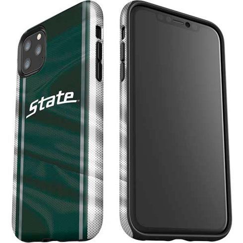 Michigan State University Jersey Grey iPhone 11 Pro Max Impact Case