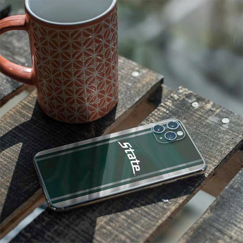 Michigan State University Jersey Grey iPhone 11 Pro Max Skin