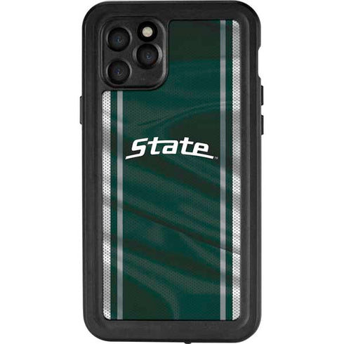 Michigan State University Jersey Grey iPhone 11 Pro Waterproof Case