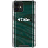 Michigan State University Jersey Grey iPhone 12 Clear Case