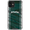 Michigan State University Jersey Grey iPhone 12 Mini Clear Case