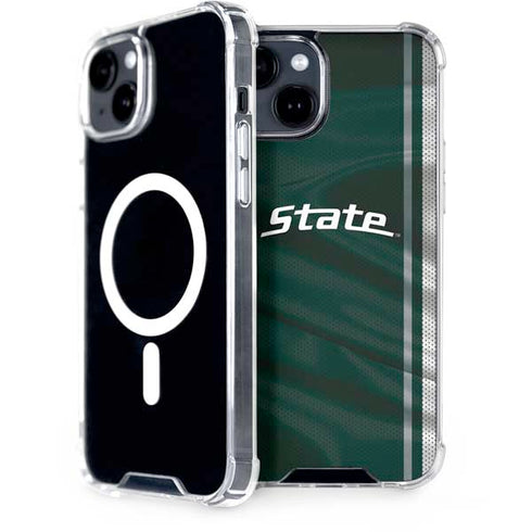 Michigan State University Jersey Grey iPhone 13 MagSafe Case