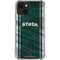 Michigan State University Jersey Grey iPhone 13 Mini Clear Case