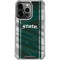 Michigan State University Jersey Grey iPhone 13 Pro Clear Case