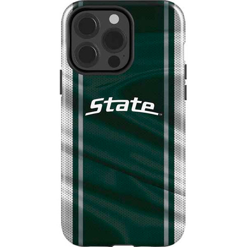 Michigan State University Jersey Grey iPhone 13 Pro Impact Case