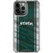 Michigan State University Jersey Grey iPhone 13 Pro Max Clear Case