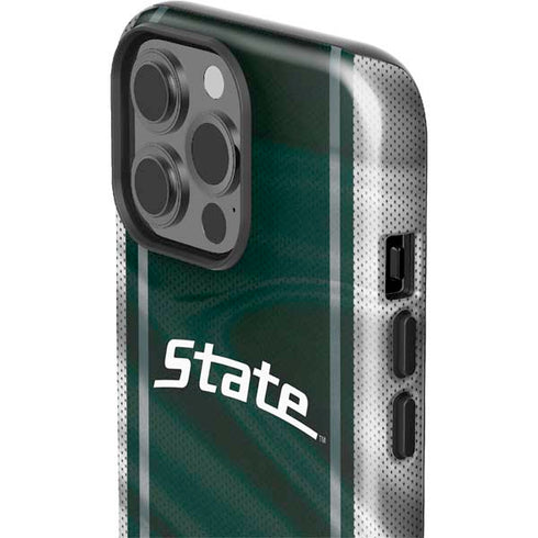 Michigan State University Jersey Grey iPhone 13 Pro Max Impact Case