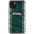 Michigan State University Jersey Grey iPhone 14 Plus Clear Case