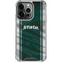 Michigan State University Jersey Grey iPhone 15 Pro Clear Case