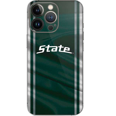 Michigan State University Jersey Grey iPhone 15 Pro Skin