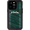 Michigan State University Jersey Grey iPhone 14 Pro Waterproof Case
