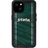 Michigan State University Jersey Grey iPhone 15 Plus Waterproof Case