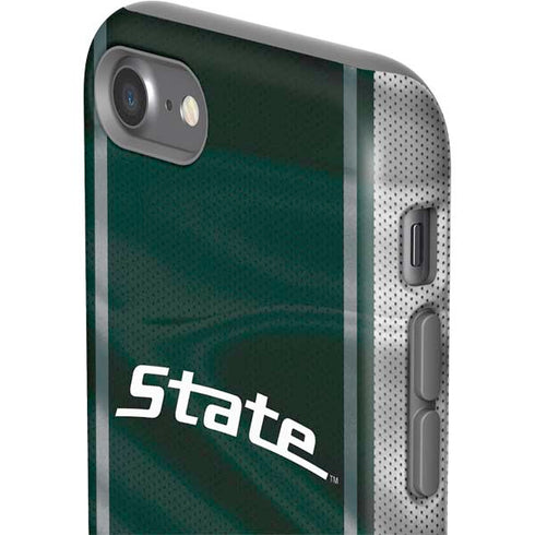 Michigan State University Jersey Grey iPhone SE (2nd & 3rd Gen) Pro Case