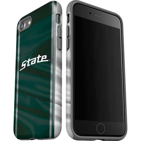 Michigan State University Jersey Grey iPhone SE (2nd & 3rd Gen) Pro Case