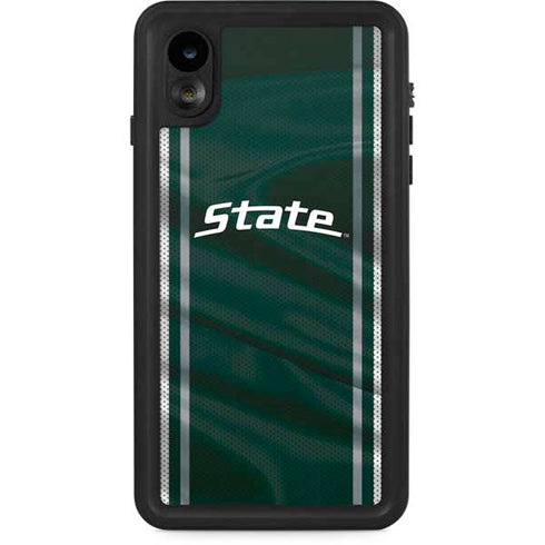 Michigan State University Jersey Grey iPhone XR Waterproof Case