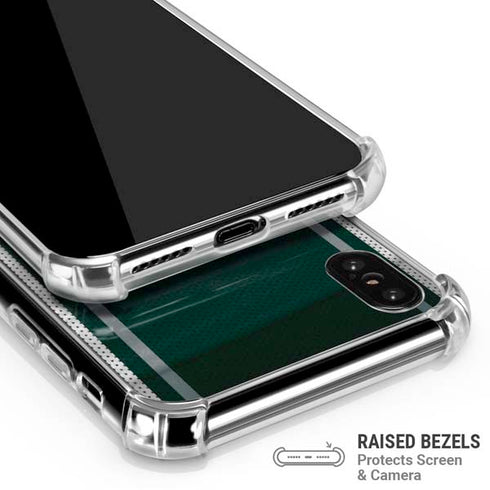 Michigan State University Jersey Grey iPhone XS Max Clear Case