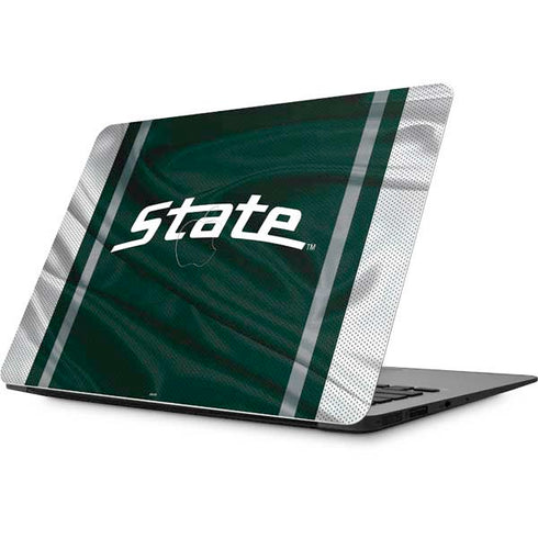 Michigan State University Jersey Grey Apple MacBook Skin