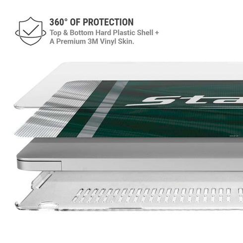 Michigan State University Jersey Grey MacBook Pro 13in (2020) Case plus Skin