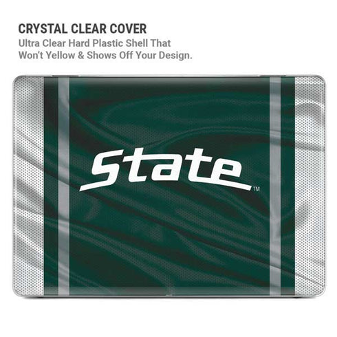 Michigan State University Jersey Grey MacBook Pro 15in (2016-19) Case plus Skin