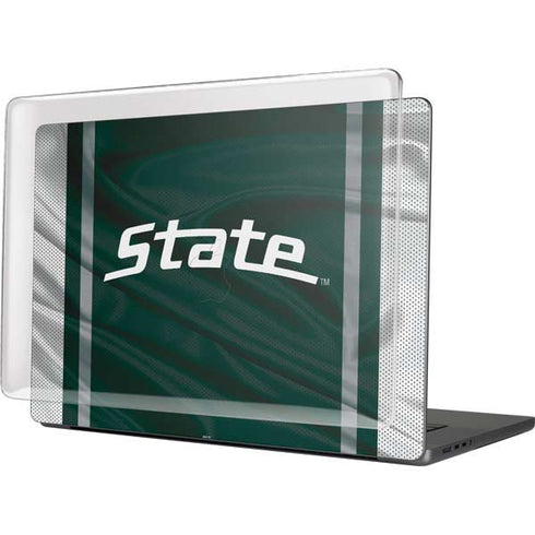 Michigan State University Jersey Grey MacBook Pro 16in (2021-25) Case plus Skin