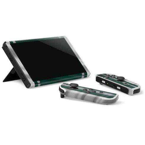 Michigan State University Jersey Grey Nintendo Switch OLED (2021) Skin