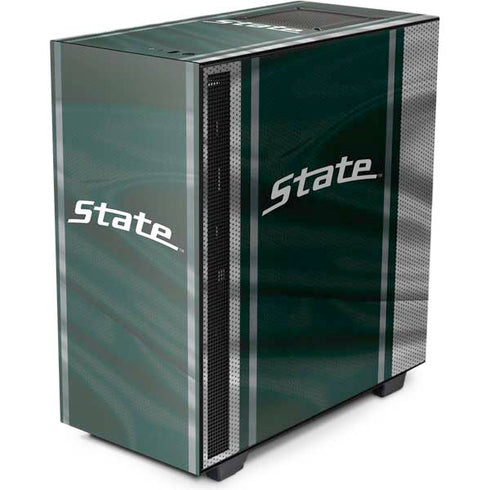 Michigan State University Jersey Grey NZXT H510 Compact ATX Mid-Tower Case Skin