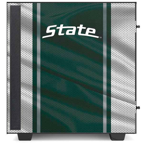 Michigan State University Jersey Grey NZXT H510 Compact ATX Mid-Tower Case Skin
