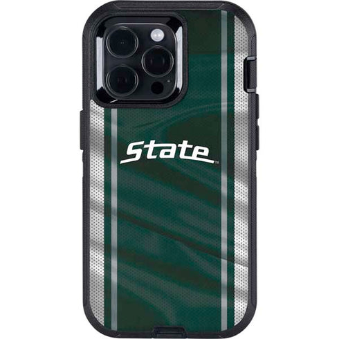 Michigan State University Jersey Grey Otterbox Defender iPhone Skin