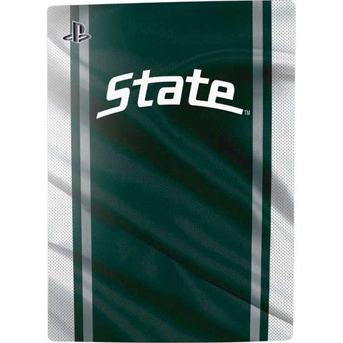 Michigan State University Jersey Grey PS5 Digital Edition Console Skin