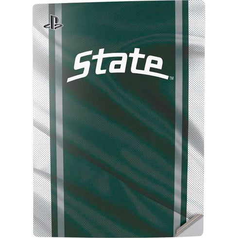 Michigan State University Jersey Grey PS5 Digital Edition Console Skin